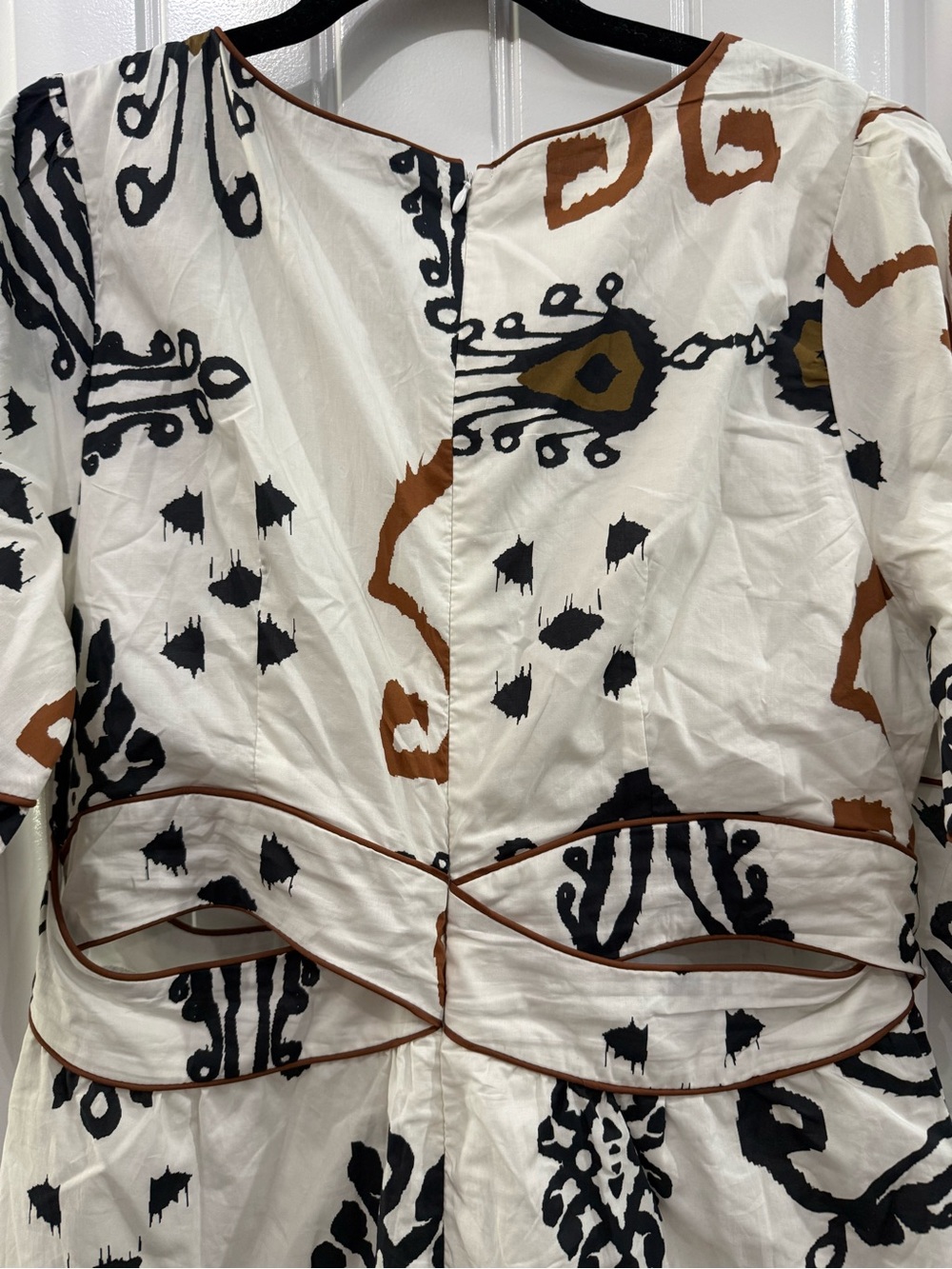 GiGIO Ikat print cutout dress-size large - Picture 5 of 5